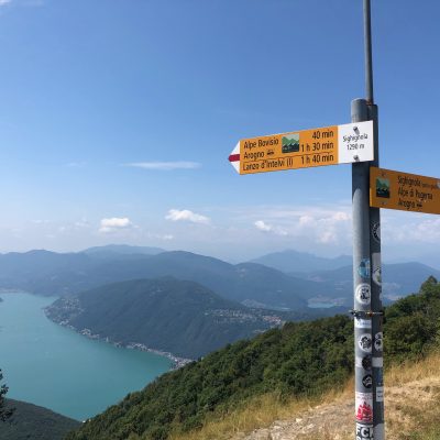 Uitzicht op Lago di Lugano